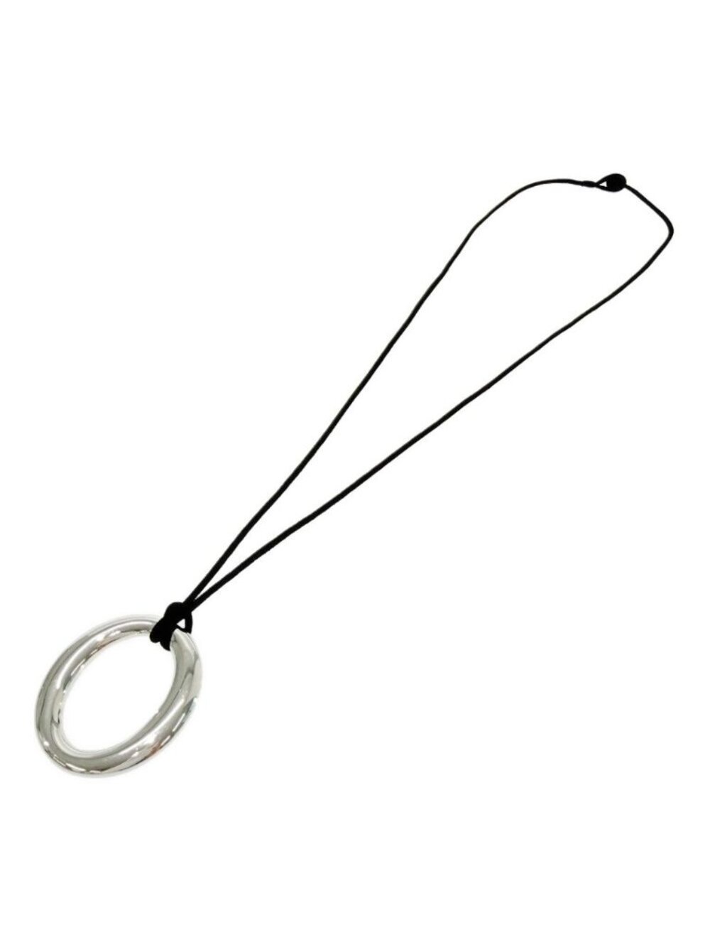 Tiffany & Co Silver Seviana Silk Code Necklace